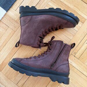 Camper Brutus Brown Lace-up Boots in Size 38 (US8 UK5)